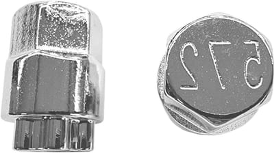 Vervangende sleutel adapter - Velgslot sleutel - Velgen Beveiligen - Origineel Klaverblad - 17/19 mm - chroom