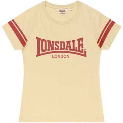 Lonsdale London T-shirt - KILLEGRAY - S tot XL - voor Vrouwen - beige