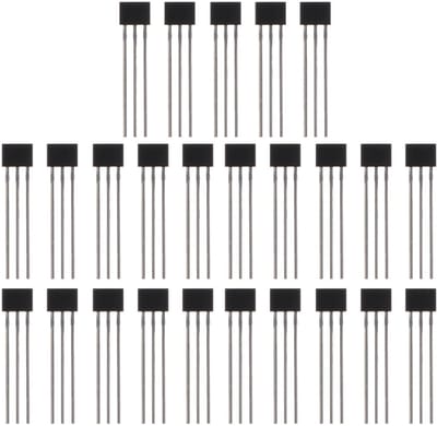 Dailygoody - Hall Effect Sensor - Magnetische Detector - 25 stuks - Compact formaat - Precisie - Geschikt voor diverse projecten - A3144 model
