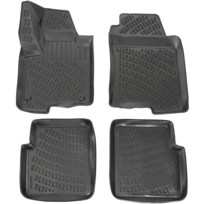 Tapis de sol - Exclusief - Fiat Panda - Caoutchouc 3D - Systeem van fixatie - Toutes saisons