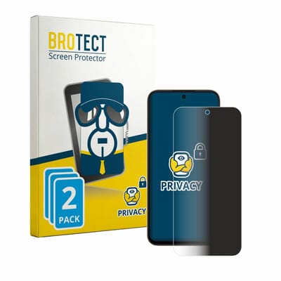 BROTECT - privacy screenprotector voor Oppo A6 - Folie Beschermfolie Blauwlichtfilter 2 Stuks