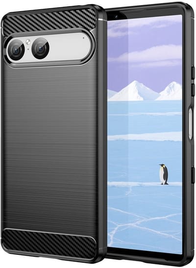 Telestore - Silicone TPU gel zwart hoesje - hoesje geschikt voor de Sony Xperia 10 VII