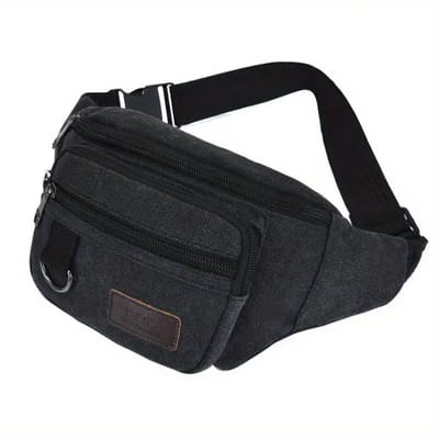 Livano Heuptas - Heuptasje - Heuptasjes - Money Belt - Dames - Heren - Festival - Wandelen - Fanny Pack - Zwart