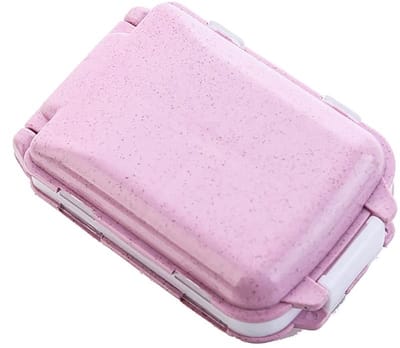 Dailygoods- Pillendoos 7 Dagen - Meerlaagse Organisator - Vochtbestendig - Opvouwbaar - Lichtgewicht - Mini-formaat 10 x 3,8 cm - Medicijnorganisator
