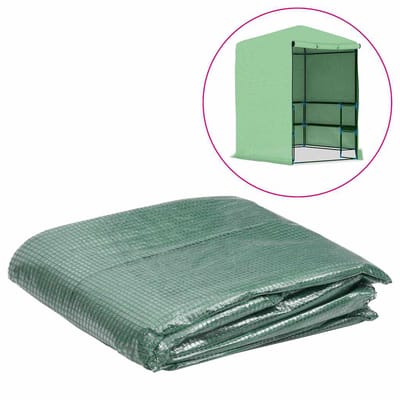 vidaXL - Kashoes - vervangend - (6,5025 - m²) - 255x255x194 - cm - groen