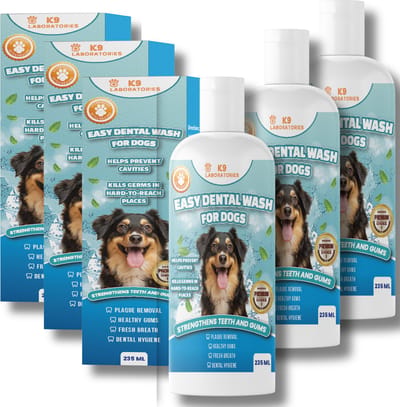 Easy mondwater Voor honden - Set van 3 - Tegen stinkende adem - Tandplak - Tandsteen - Tandvleesproblemen
