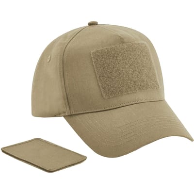 Beechfield Unisex Volwassen Verwijderbare Flard Honkbalpet (Woestijnzand)