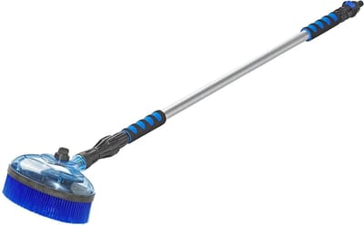 ProPlus Wasborstel - Telescopische Steel - Roterende Borstelkop - Zeepdispenser - 102-171 cm
