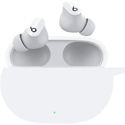 Coque de Protection en Silicone ALLVD pour Beats Studio Buds Charge sans Fil Perte Housse de Protection Complète avec Mousqueton Écouteurs, Compatible, Résistante aux Chocs, gray