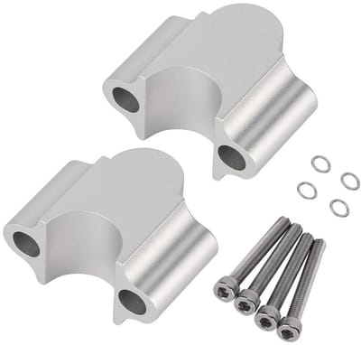 Dailygoods- Stuur Riser Aluminium - Universele Handbar Riser 7/8" - Compact Ontwerp - Set van 1 Paar - Schokbestendig - Eenvoudig te Installeren - Stuurverhoger