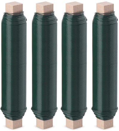 Set van 4 wikkeldraden voor planten en bloemen - knutsel- en binddraad voor binnen en buiten