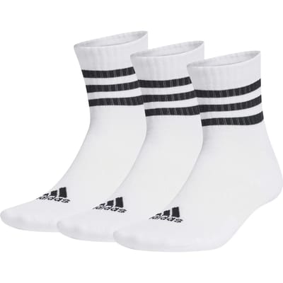 Halfhoge kindersokken adidas 3-Stripes Sportswear (x3)