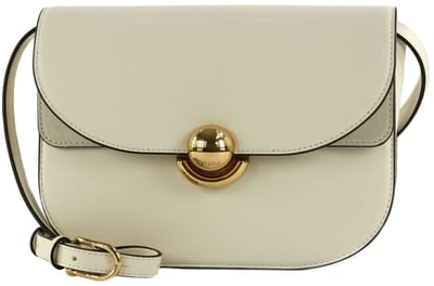 FURLA Leren Schoudertas Sfera Crossbody Round Panna Crème