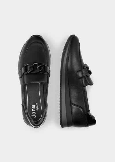 Schoenen met modieuze versiering - zwart - Gr. 36 van Goldner Fashion