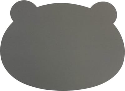 Babycure Bear Placemats | Blauw & Grijs | dubbelzijdig | Kunstleer | tafel onderlegger | tafelgerij voor kinderen | leuk kado om te geven!
