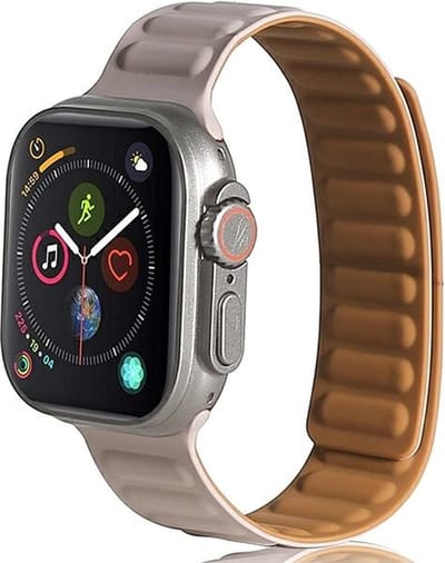 Beline Apple Watch Magneetband 38/40/41mm kaki