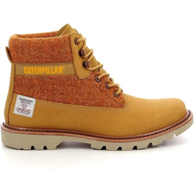 CAT Caterpillar Colorado 2.0 Harris Tweed Boots - Laarzen Leer Amber-Gold P111326 , Maat: EU 41 UK 7