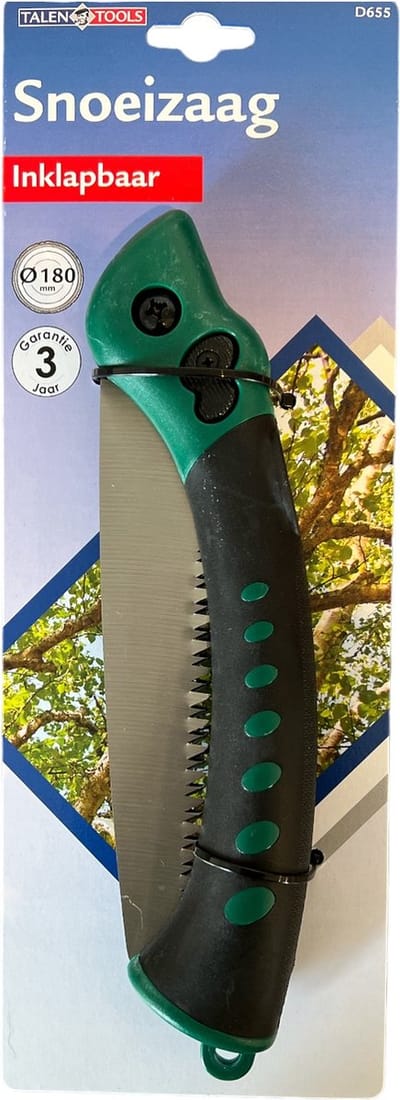Talentools - Snoeizaag - Met inklapmechanisme - Zaagt Takken Tot 18 Centimeter
