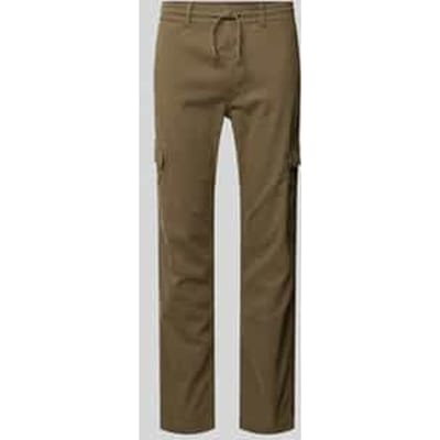 Slim fit cargobroek met tunnelkoord, model 'Gymdigo'