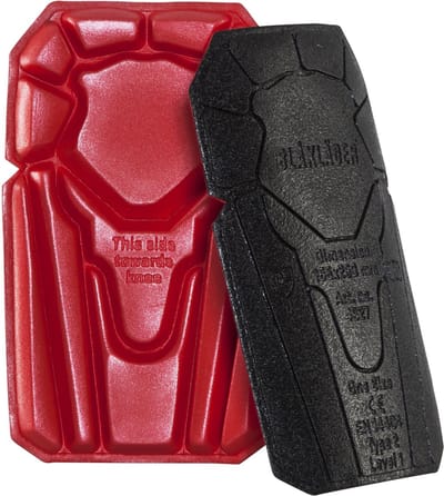 Blaklader 4027 Kniebeschermers Zwart/Rood