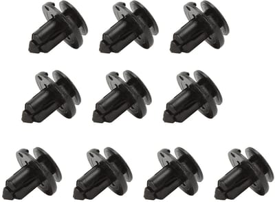 Dailygoods- Vasthouders 10 Stuks - Duurzame Constructie - Stabiele Bevestiging - Hoge Temperatuurbestendigheid - Krachtige Bevestigingskracht - Geschikt voor Model 3/Y/S/X - Clip