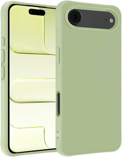 Hoesje - Geschikt voor Apple iPhone Air - Sterk & Shockproof - Hoes Cover - Siliconen Case - Telefoonhoesjes - Groen