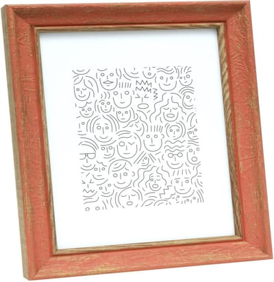 Deknudt Frames fotolijst S46TG4 - roze verweerd hout - foto: 20x20 cm