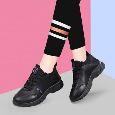 Damesschoenen Lente leren hardloopschoenen Koreaanse versie All-match casual schoenen antislip waterdichte sportschoenen Damesschoenen 40 white