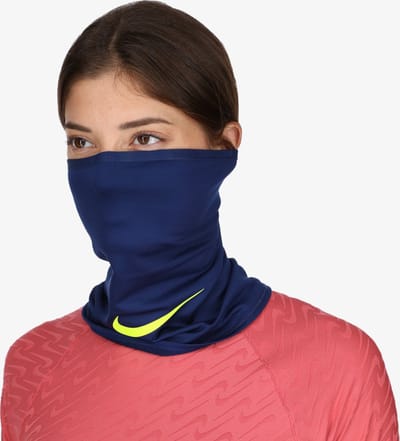 Nike Dri-FIT Winter Warrior Nekwarmer Nekwarmer - Unisex - blauw - licht groen