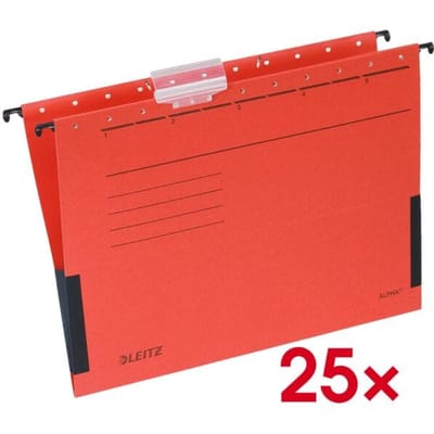Leitz Hangmap Alpha Din A4 Rood 19860025 1 Stuks