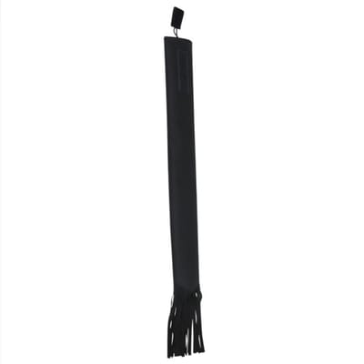 Paardenstaarttas Non-woven Stof Waterdicht Ademend Paardenstaartbeschermer Beschermer met Franje Zwart