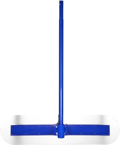 VEVOR Bull Float Magnesium Betonvlotter, 47,24 X 7,28 Inch Ronde Betonvlotter met 4 Vervangbare Handgrepen Van Aluminiumlegering, Cementafwerkingsvlotter voor Diverse IndustriëLe Toepassingen