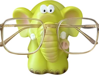 Dierenbrilhouder - Grappige standaard - Bureau organiseren - Antislip ontwerp - 11 x 10.3 x 12.5 cm - Meerkleurig