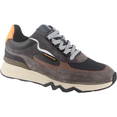 Floris Van Bommel Sfm-10234 De Zager Sneakers - Leer - Heren - Grijs - Maat 43⅓