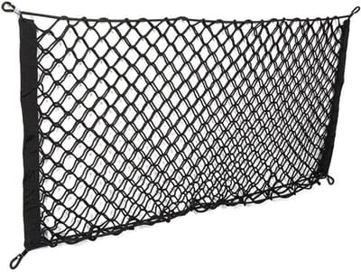 Famanu - Universeel nylon opbergnet voor schoenen of vrachtwagen, ophangbare tas – Zwart