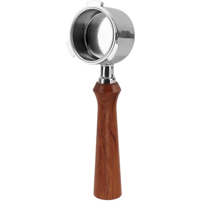 51mm Bodemloze Koffie Portafilter 3 Oren Enkellaags Portafilter Koffiemachine Bodemloos Filter F Rosewood