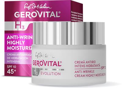 Gerovital H3 Evolution Intensief Hydraterende Anti-Rimpel Dagcrème SPF 10 - Liftend Effect - Voor Droge & Rijpere Huid - 50 ml