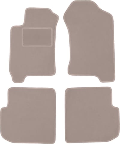 Beige velours vloermatten voor: Subaru Forester I crossover (1997-2002)