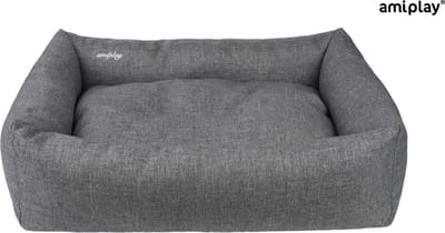 Amiplay Sofa Palermo donker grijs maat-XL / 90x72x22cm