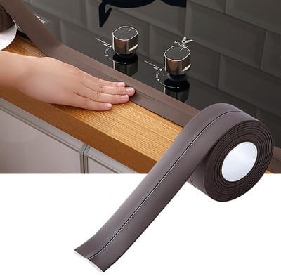 Cosensi- Afdichtstrip Waterdicht - Zelfklevend - PVC Materiaal - Onderhoudsarm - Voor Badkamer/Keuken - Eenvoudig te Installeren - Afdichtband