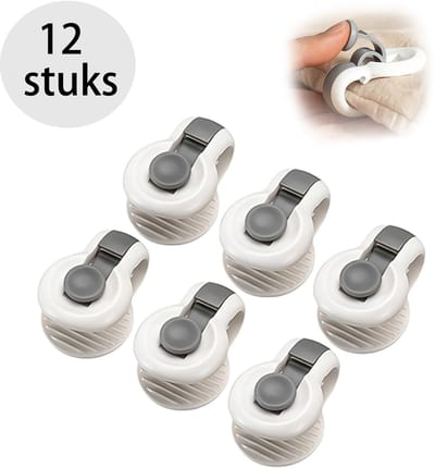 Dekbedclips -dekbedclips voor dekbed- Stevige Dekbed clips - 12 Stuks - dekbed clips-dekbedclips voor binnenzijde dekbed-dekbedclips de beste-dekbedclips stevige