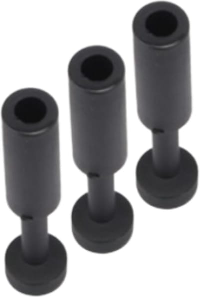 Pneumatische pluggen - Blindpluggen sluitdoppen - Perslucht aansluitingen - Hoge kwaliteit PA66 - 6 mm 3 stuks - Zwart