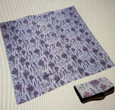 Picknick kleed - Luxe gobelinstof - Lavender - Lavendel - 150 x 150 cm