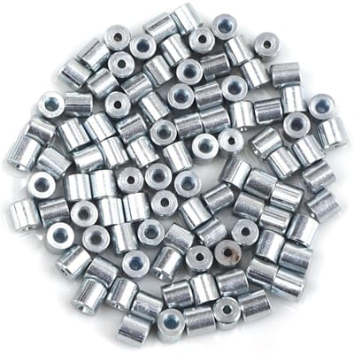 BCR003 100 pièces régulateur de fenêtre mécanisme enrouleur réparation câble en acier câble d'extrémité raccord broche manchon d'arrêt sertissage Rivet 5x5/1.7mm