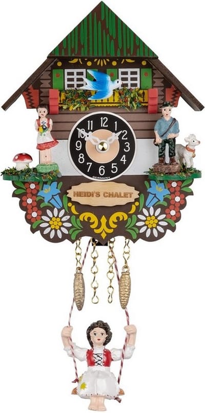 Engstler - 1413 SQ - Wandklok met schommel - Quartz