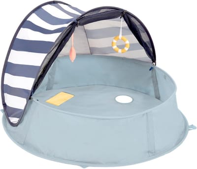 Lexium Strandtent baby - Zomeruitje - Baby zonnescherm - UV bescherming - Pop-up strandtent - Baby strandaccessoire - Vakantie met baby - Stranddag met kinderen - Baby schaduwdoek - Draagbare strandtent - Zonnescherm baby - Zandvrije speelplek - Baby