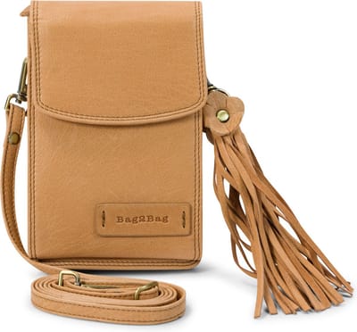 Bag2Bag Schoudertas / Heuptas / Portemonnee Yuka Camel