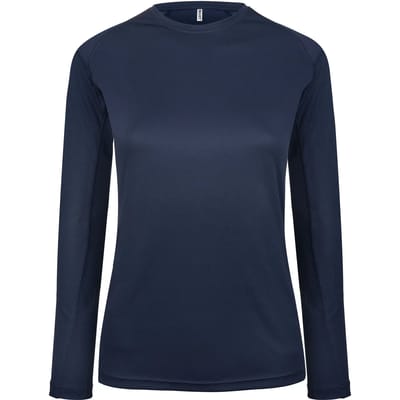 PROACT® Damessportshirt Lange Mouwen PA444 - Sporty Navy - XS