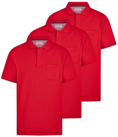 Redmond Heren poloshirt 3 pack Basic