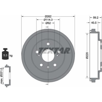 Remtrommel TEXTAR 94047600